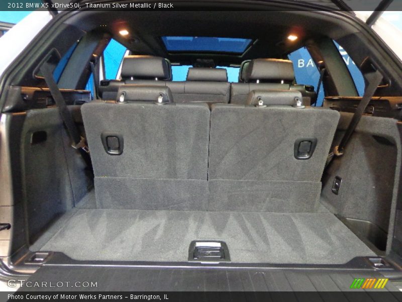 Titanium Silver Metallic / Black 2012 BMW X5 xDrive50i