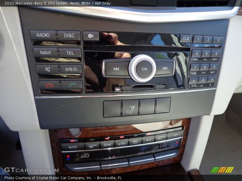 Arctic White / Ash Gray 2010 Mercedes-Benz E 350 Sedan