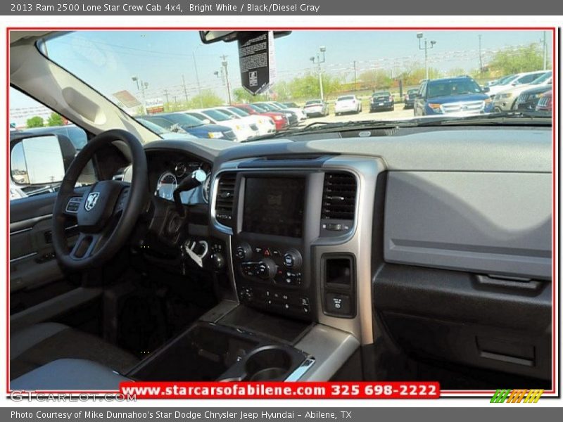 Bright White / Black/Diesel Gray 2013 Ram 2500 Lone Star Crew Cab 4x4