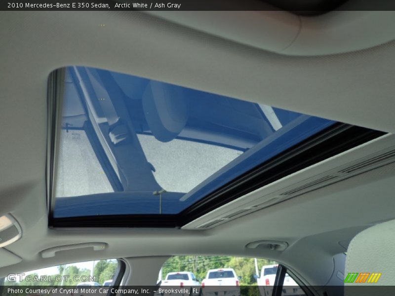 Arctic White / Ash Gray 2010 Mercedes-Benz E 350 Sedan