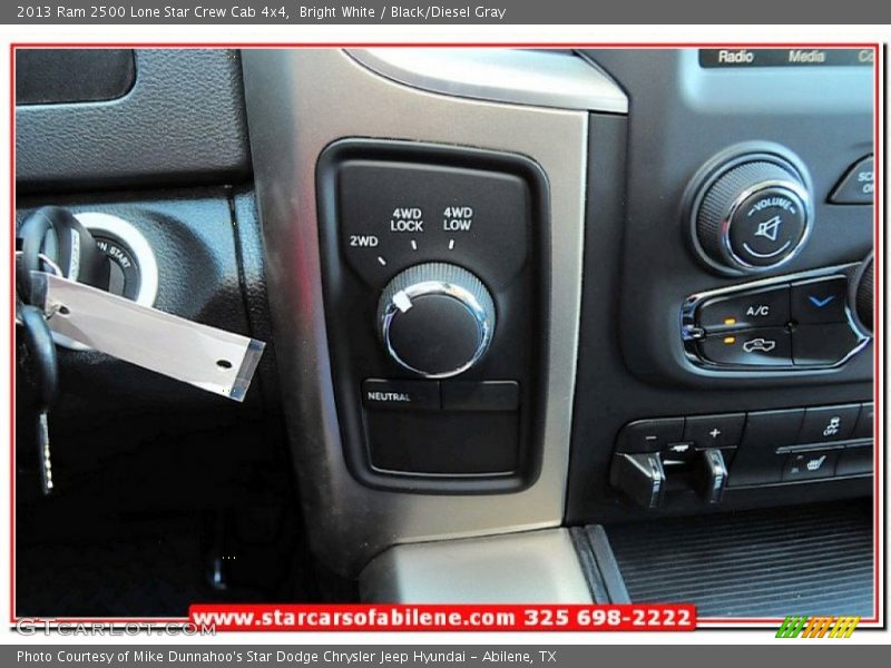 Bright White / Black/Diesel Gray 2013 Ram 2500 Lone Star Crew Cab 4x4