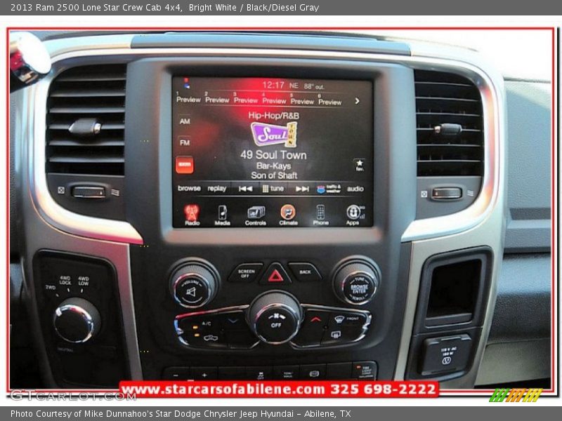 Bright White / Black/Diesel Gray 2013 Ram 2500 Lone Star Crew Cab 4x4
