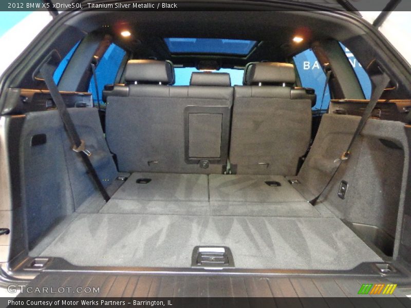 Titanium Silver Metallic / Black 2012 BMW X5 xDrive50i