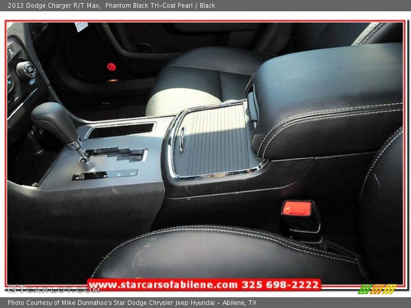 Phantom Black Tri-Coat Pearl / Black 2013 Dodge Charger R/T Max