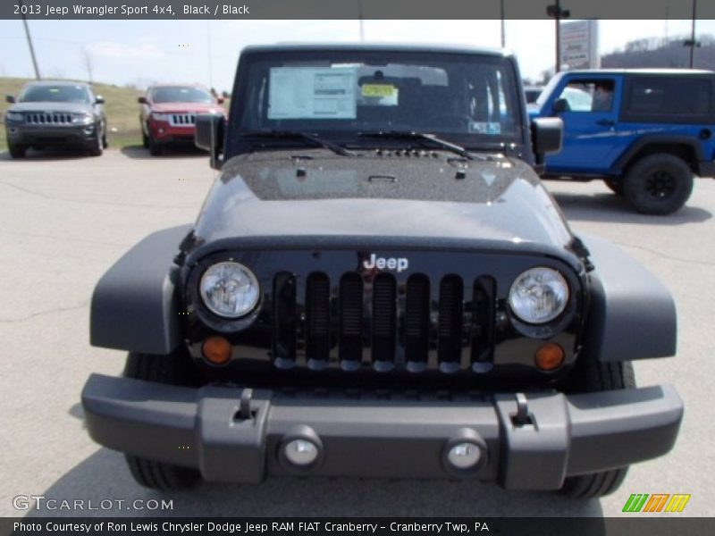 Black / Black 2013 Jeep Wrangler Sport 4x4