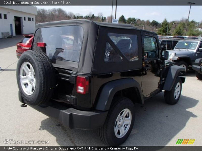 Black / Black 2013 Jeep Wrangler Sport 4x4