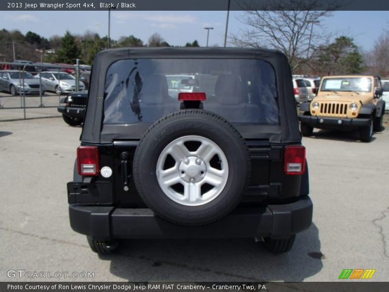 Black / Black 2013 Jeep Wrangler Sport 4x4