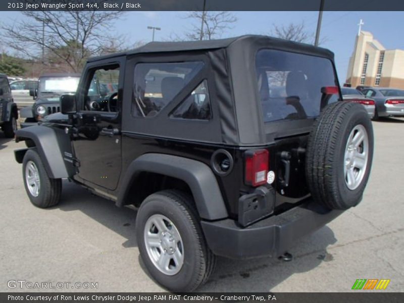 Black / Black 2013 Jeep Wrangler Sport 4x4