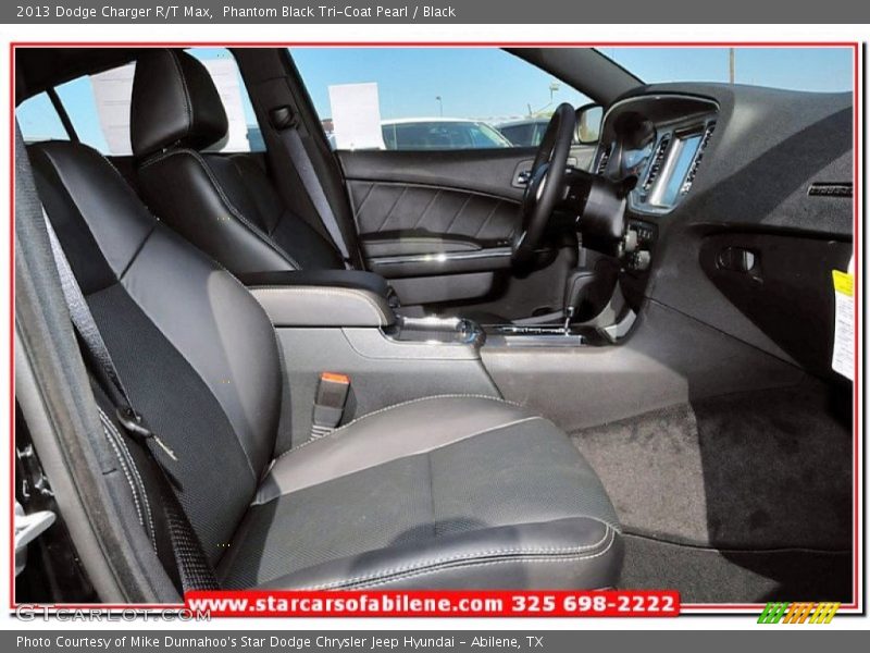 Phantom Black Tri-Coat Pearl / Black 2013 Dodge Charger R/T Max