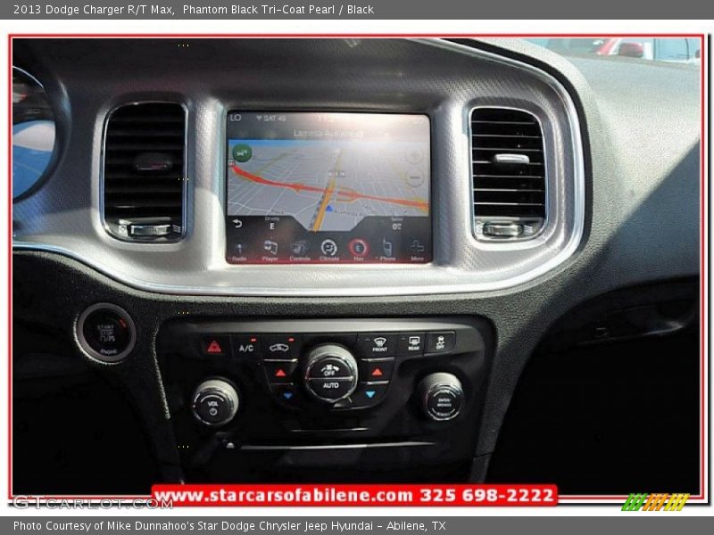 Phantom Black Tri-Coat Pearl / Black 2013 Dodge Charger R/T Max