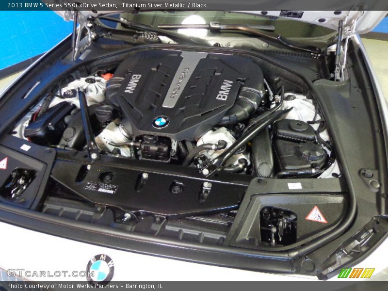  2013 5 Series 550i xDrive Sedan Engine - 4.4 Liter DI TwinPower Turbocharged DOHC 32-Valve VVT V8