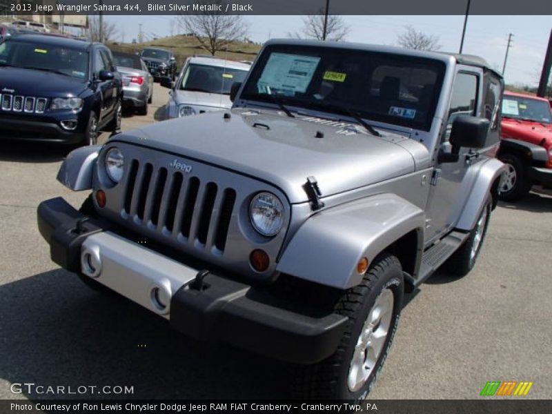 Billet Silver Metallic / Black 2013 Jeep Wrangler Sahara 4x4