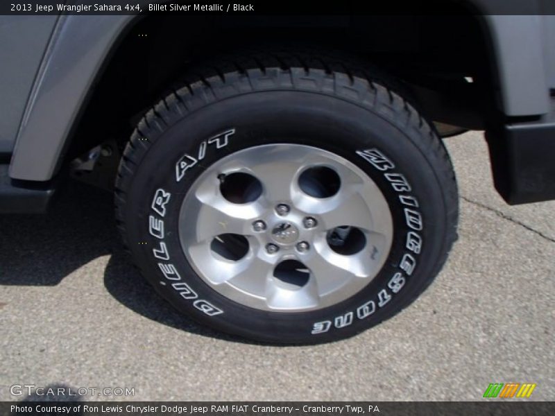 Billet Silver Metallic / Black 2013 Jeep Wrangler Sahara 4x4