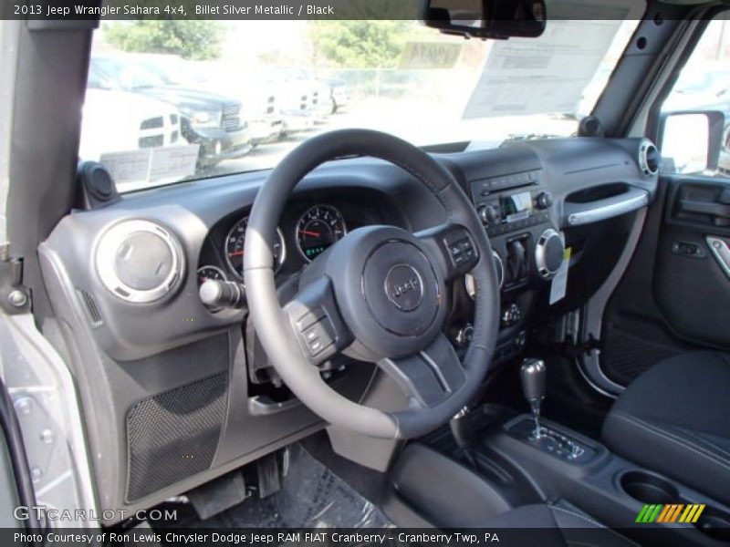 Billet Silver Metallic / Black 2013 Jeep Wrangler Sahara 4x4