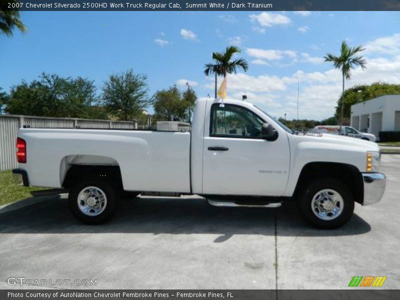  2007 Silverado 2500HD Work Truck Regular Cab Summit White