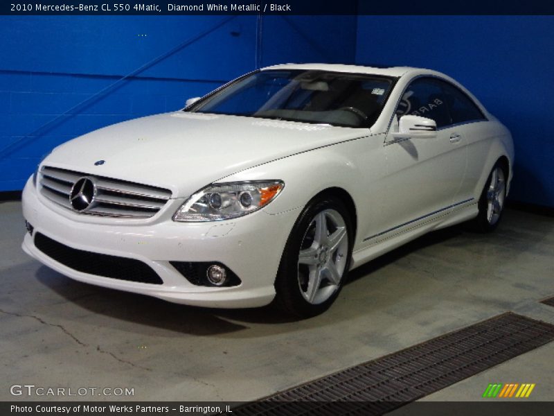 Diamond White Metallic / Black 2010 Mercedes-Benz CL 550 4Matic