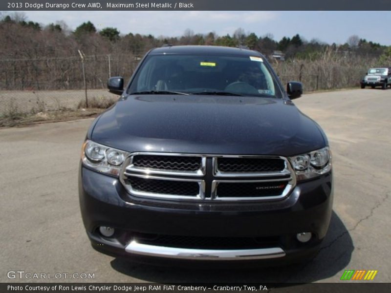 Maximum Steel Metallic / Black 2013 Dodge Durango Crew AWD