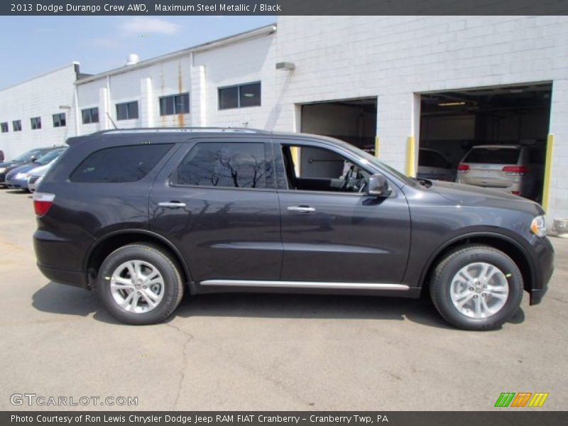 Maximum Steel Metallic / Black 2013 Dodge Durango Crew AWD