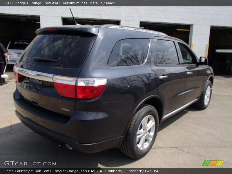 Maximum Steel Metallic / Black 2013 Dodge Durango Crew AWD