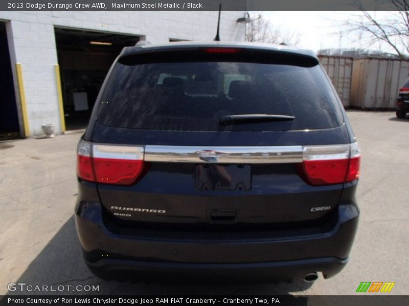 Maximum Steel Metallic / Black 2013 Dodge Durango Crew AWD