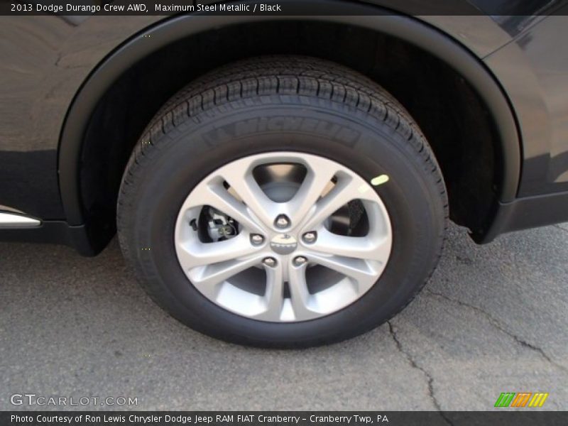 Maximum Steel Metallic / Black 2013 Dodge Durango Crew AWD