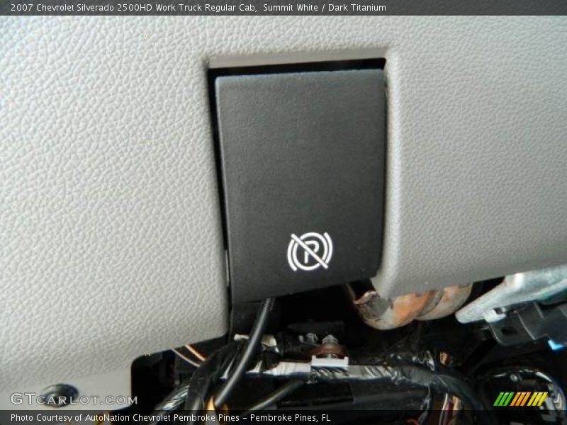 Summit White / Dark Titanium 2007 Chevrolet Silverado 2500HD Work Truck Regular Cab