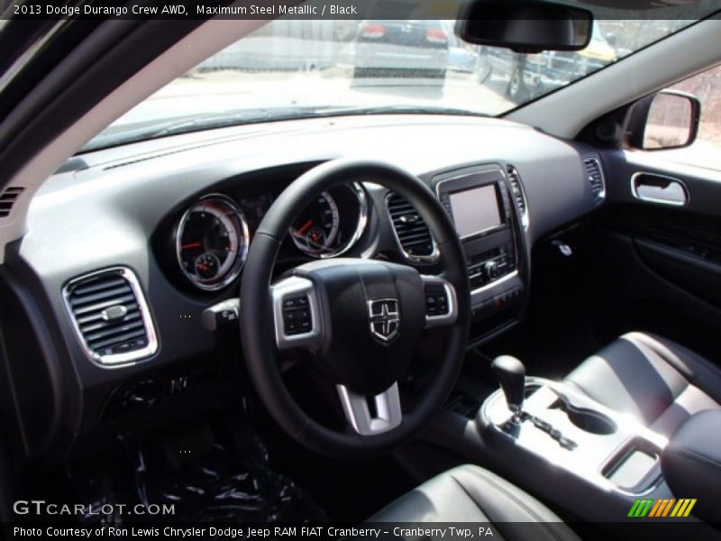 Maximum Steel Metallic / Black 2013 Dodge Durango Crew AWD