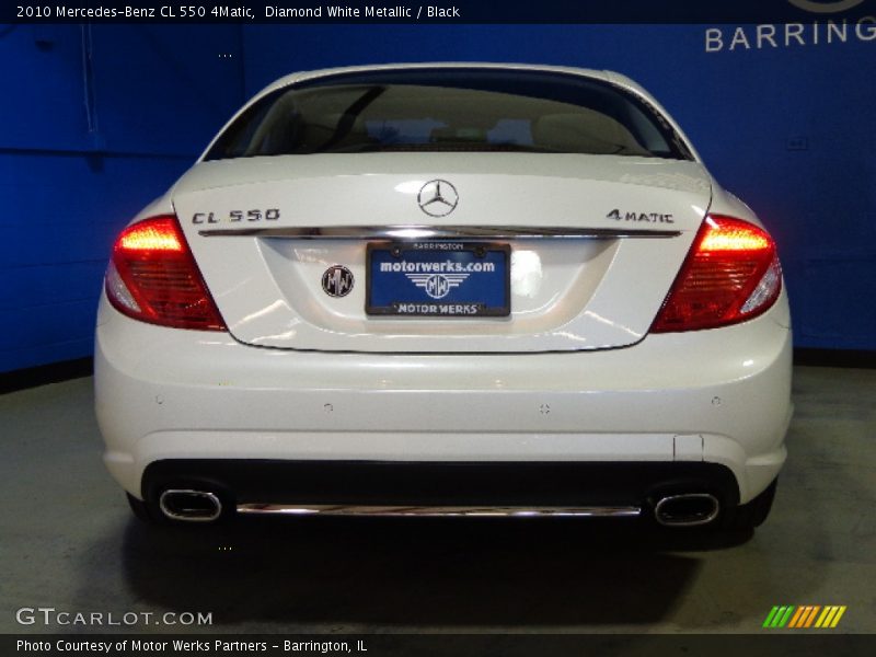 Diamond White Metallic / Black 2010 Mercedes-Benz CL 550 4Matic