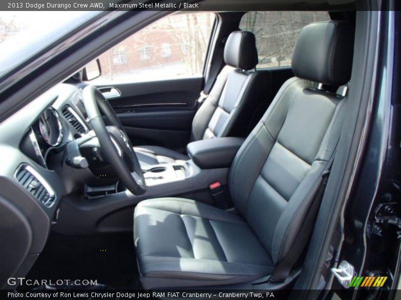 Maximum Steel Metallic / Black 2013 Dodge Durango Crew AWD