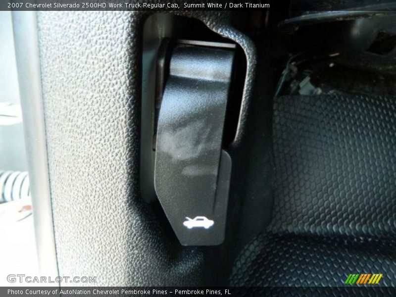 Summit White / Dark Titanium 2007 Chevrolet Silverado 2500HD Work Truck Regular Cab