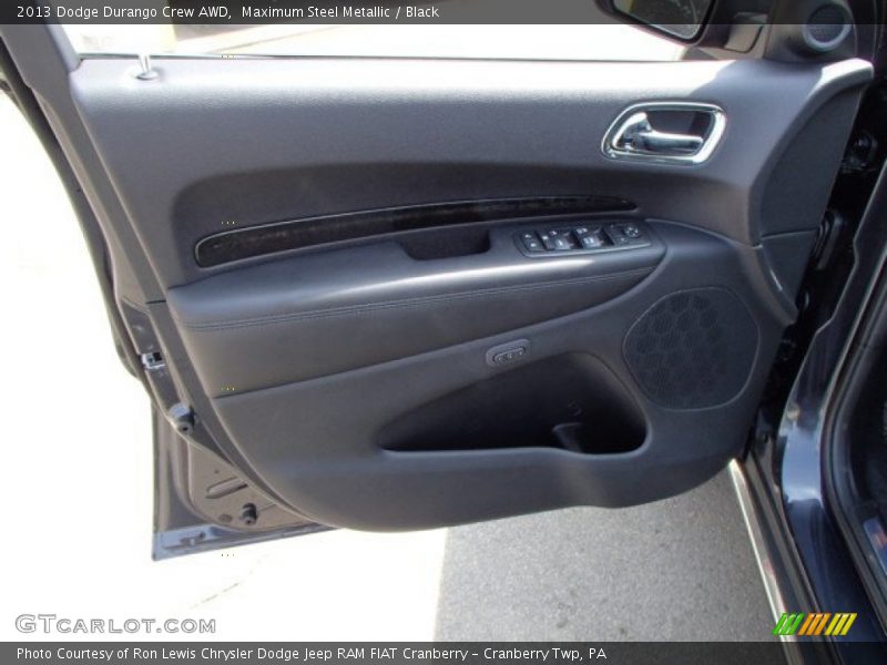 Maximum Steel Metallic / Black 2013 Dodge Durango Crew AWD
