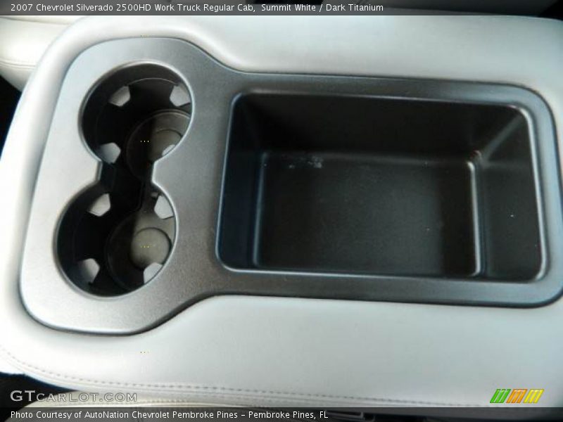 Summit White / Dark Titanium 2007 Chevrolet Silverado 2500HD Work Truck Regular Cab