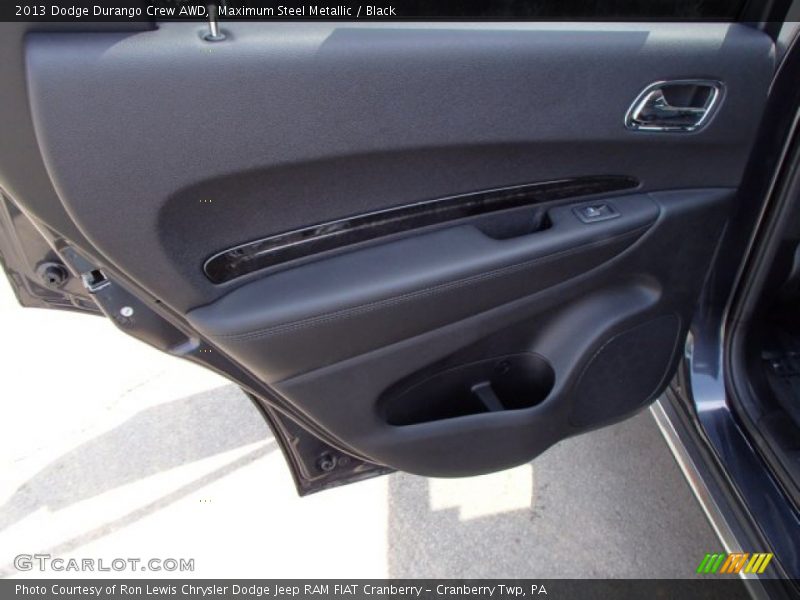 Maximum Steel Metallic / Black 2013 Dodge Durango Crew AWD