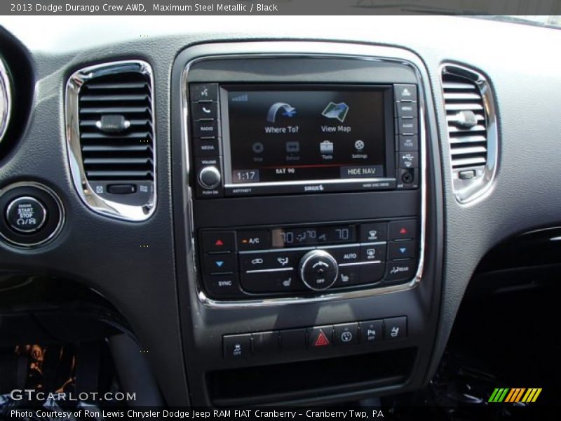 Maximum Steel Metallic / Black 2013 Dodge Durango Crew AWD