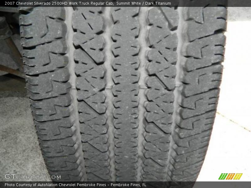 Summit White / Dark Titanium 2007 Chevrolet Silverado 2500HD Work Truck Regular Cab