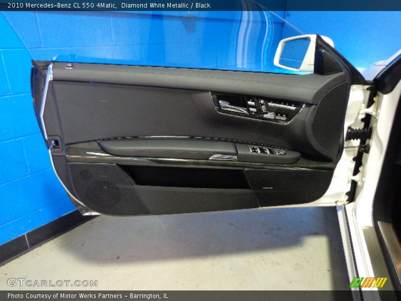 Diamond White Metallic / Black 2010 Mercedes-Benz CL 550 4Matic