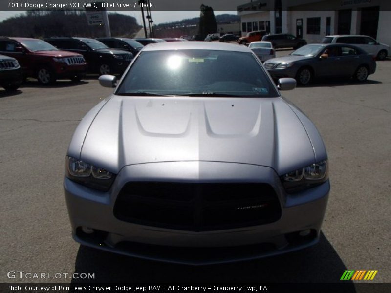 Billet Silver / Black 2013 Dodge Charger SXT AWD