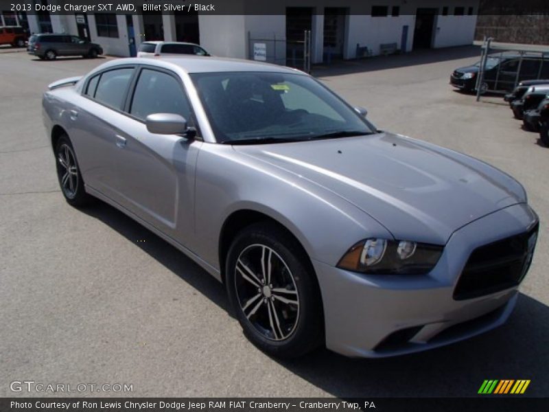 Billet Silver / Black 2013 Dodge Charger SXT AWD