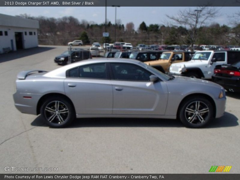 Billet Silver / Black 2013 Dodge Charger SXT AWD