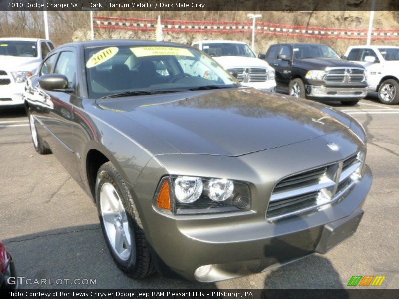 Dark Titanium Metallic / Dark Slate Gray 2010 Dodge Charger SXT