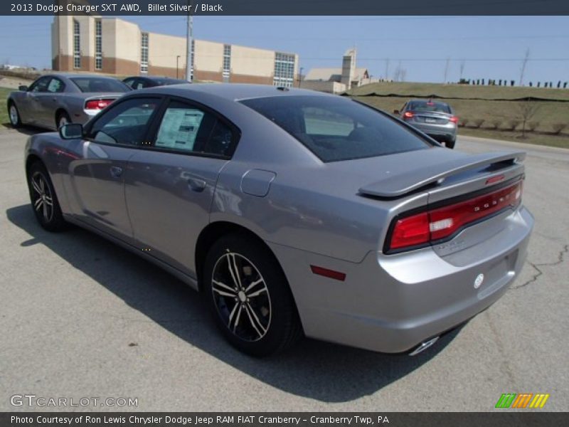 Billet Silver / Black 2013 Dodge Charger SXT AWD