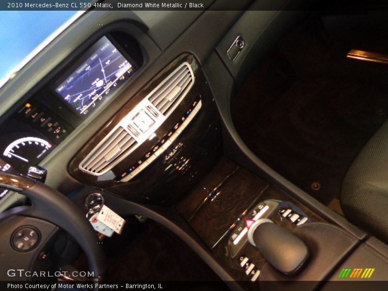 Diamond White Metallic / Black 2010 Mercedes-Benz CL 550 4Matic