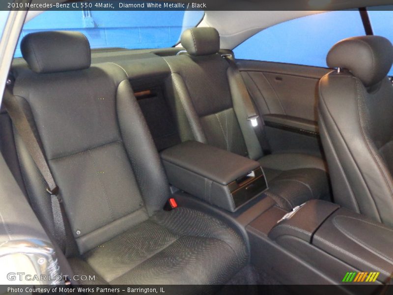 Diamond White Metallic / Black 2010 Mercedes-Benz CL 550 4Matic