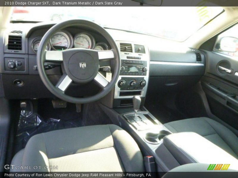 Dark Titanium Metallic / Dark Slate Gray 2010 Dodge Charger SXT