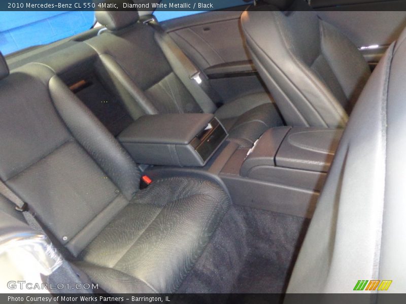 Diamond White Metallic / Black 2010 Mercedes-Benz CL 550 4Matic