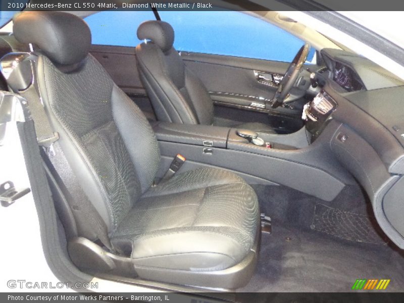 Diamond White Metallic / Black 2010 Mercedes-Benz CL 550 4Matic