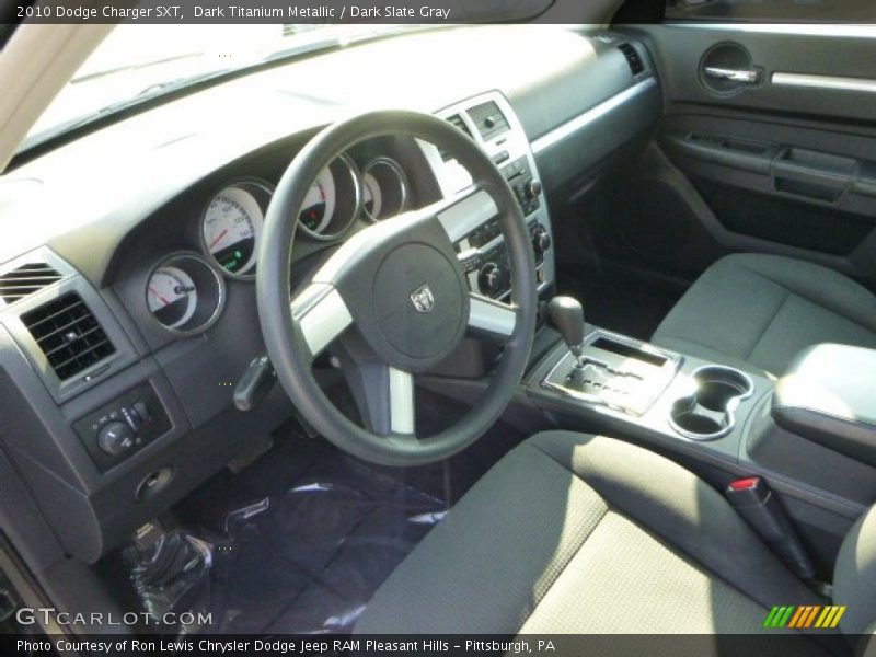 Dark Titanium Metallic / Dark Slate Gray 2010 Dodge Charger SXT