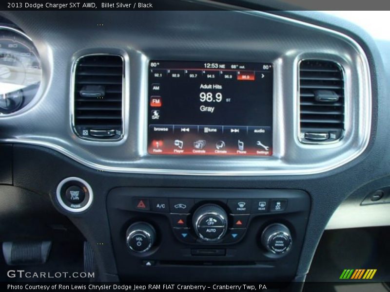 Billet Silver / Black 2013 Dodge Charger SXT AWD