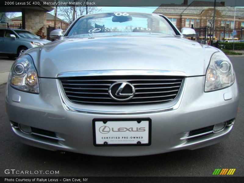 Mercury Silver Metallic / Black 2006 Lexus SC 430