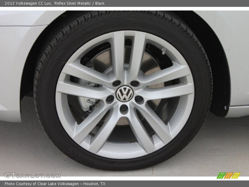 Reflex Silver Metallic / Black 2013 Volkswagen CC Lux